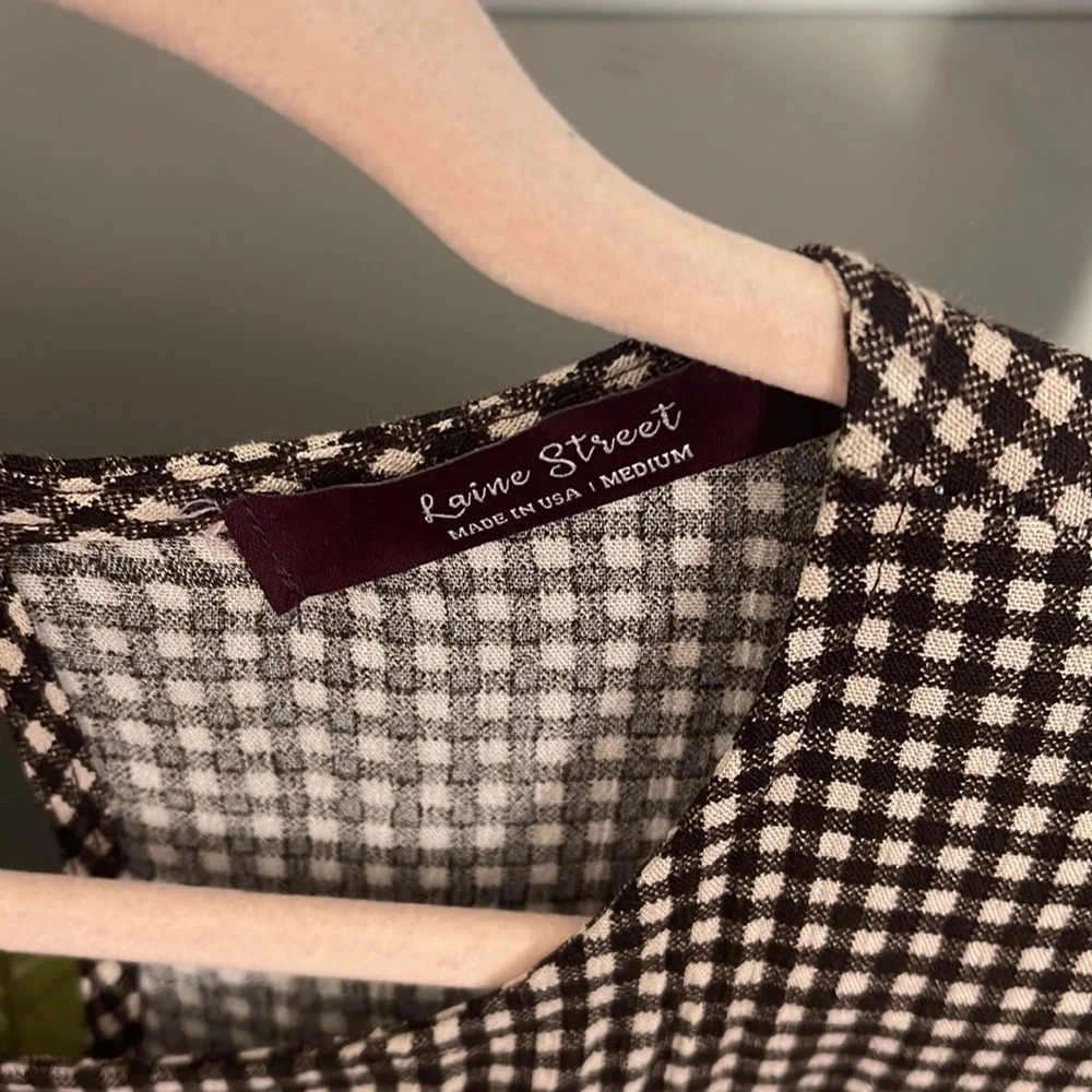Checked Ruffle Blouse - Picture 3 of 3